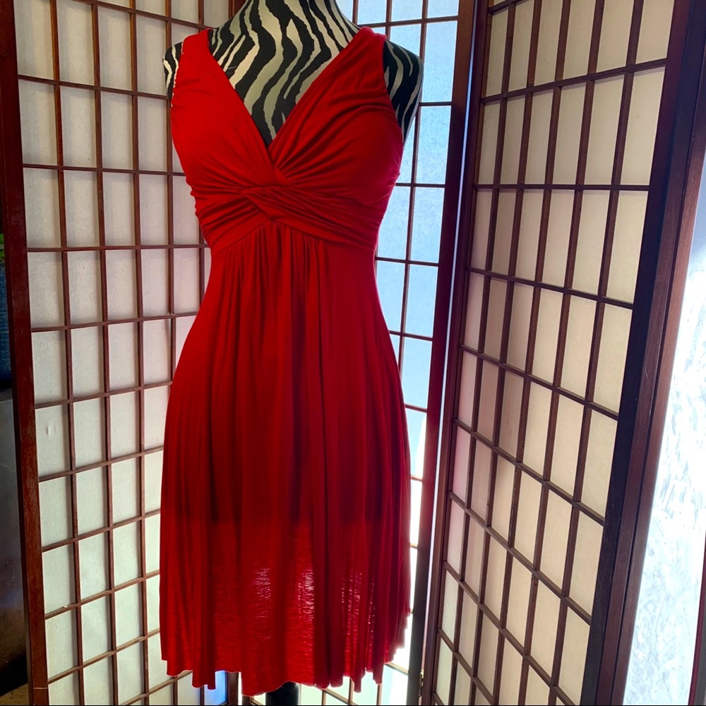 Red knit dress❤️